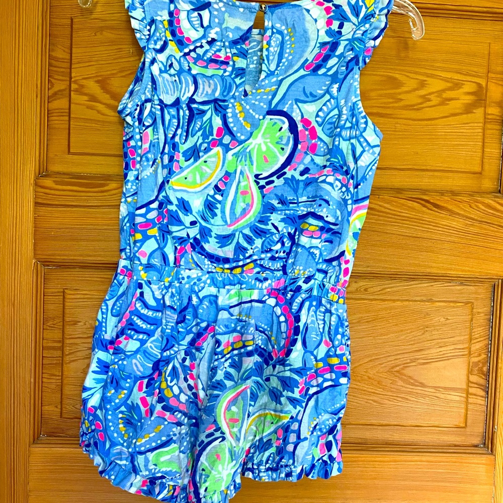 Lilly Pulitzer Romper, girls XL Size 12-14